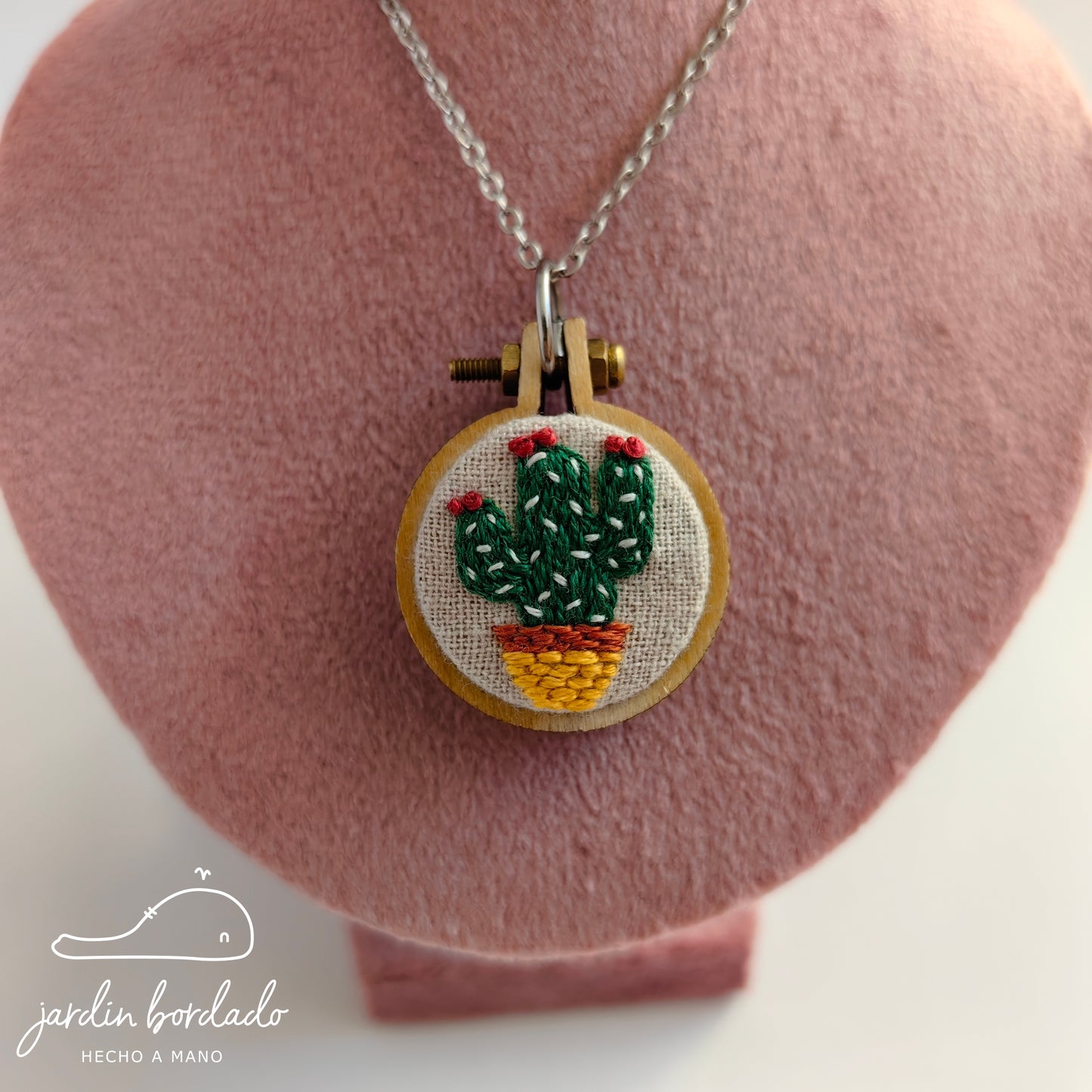 Mini collar cactus en maceta