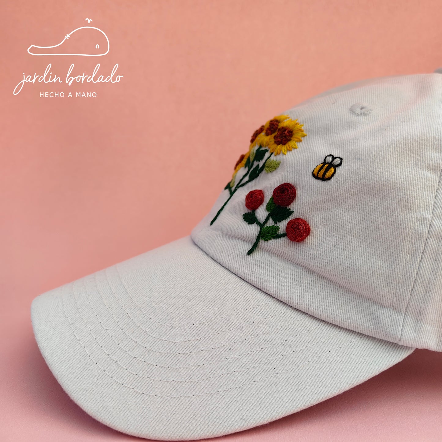 Gorra jardín de abejitas