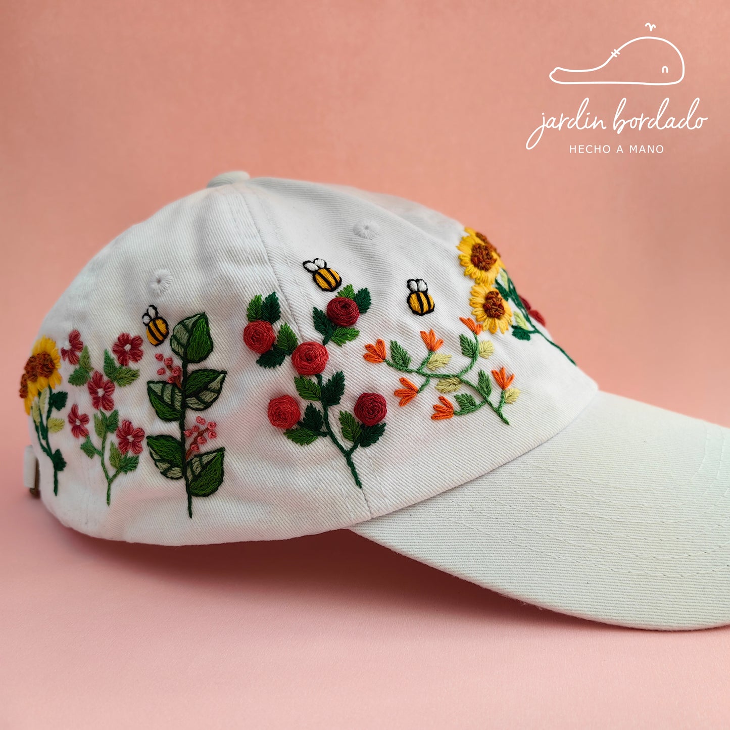 Gorra jardín de abejitas