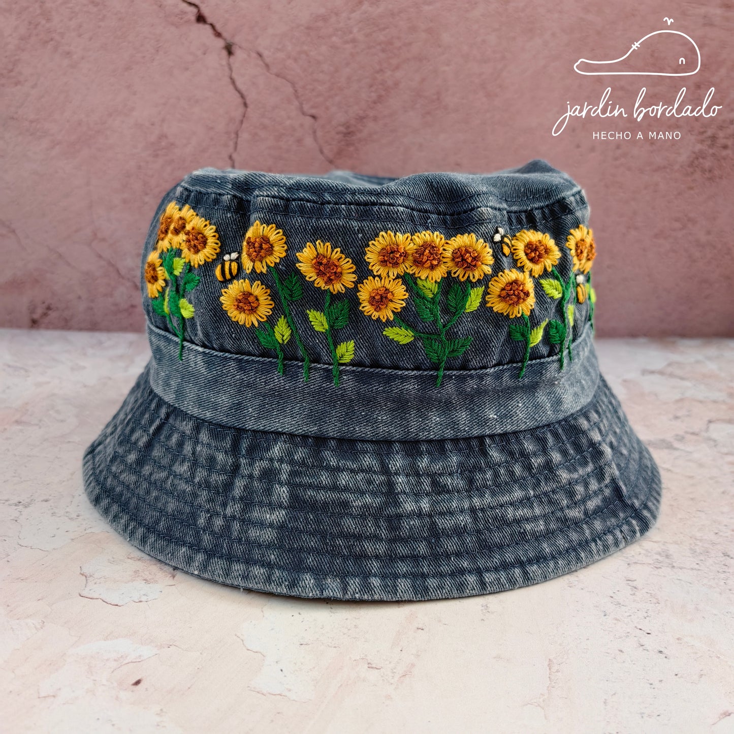 Bucket hat girasoles (sobre pedido)