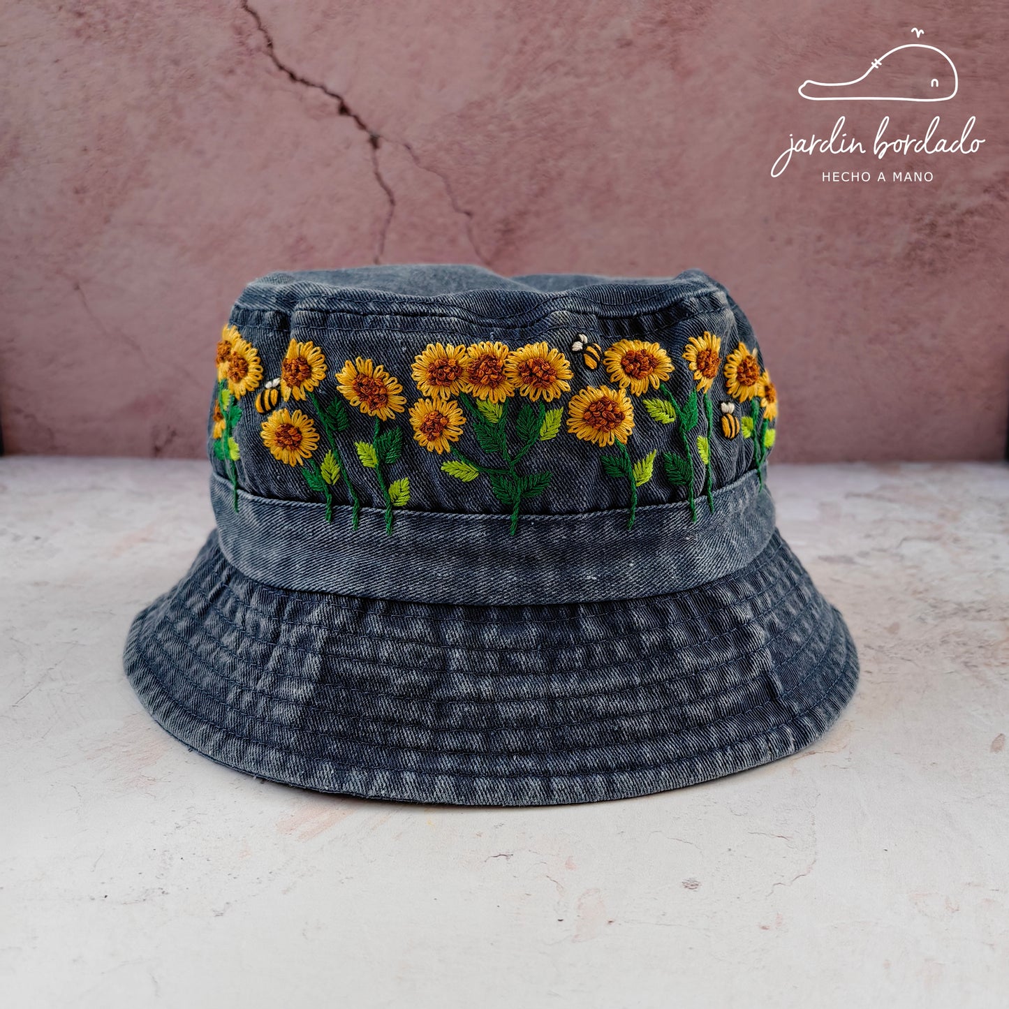 Bucket hat girasoles (sobre pedido)