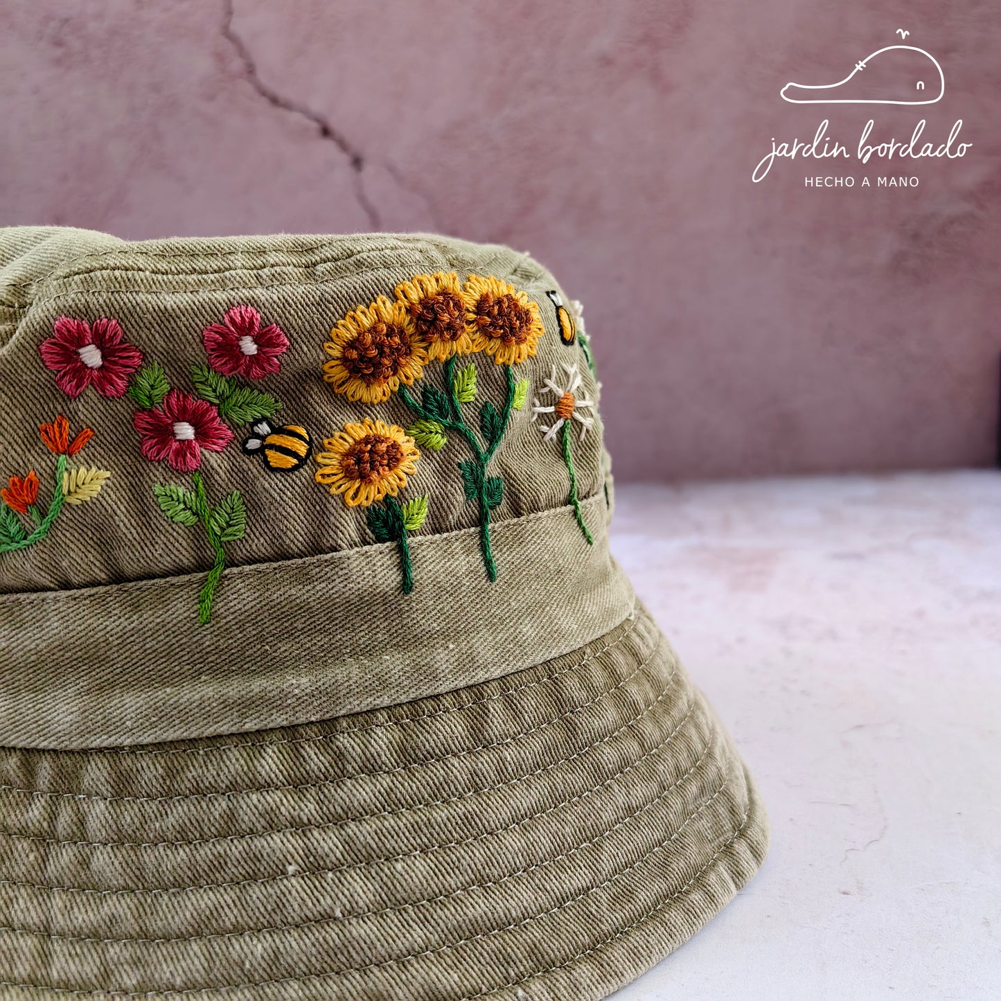 Bucket hat jardín (sobre pedido)