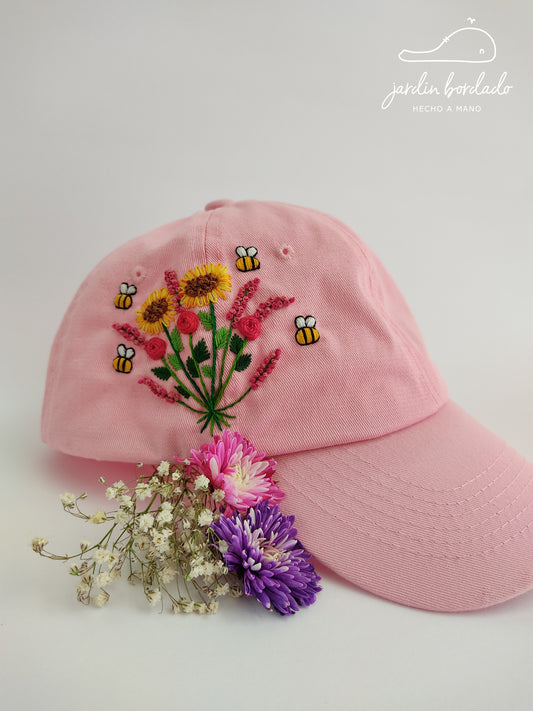 Gorra ramo de flores