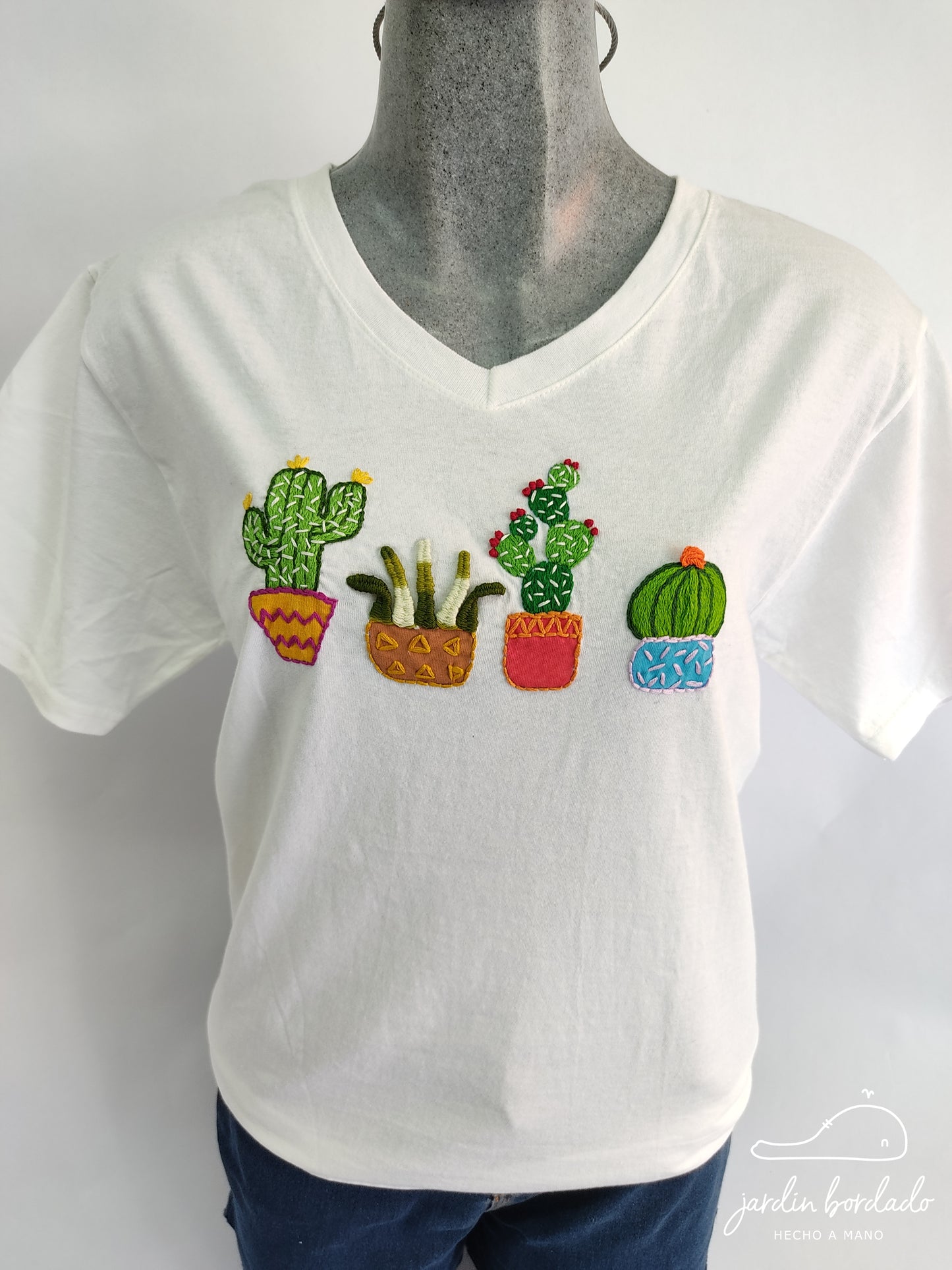 Playera cactus (sobre pedido)